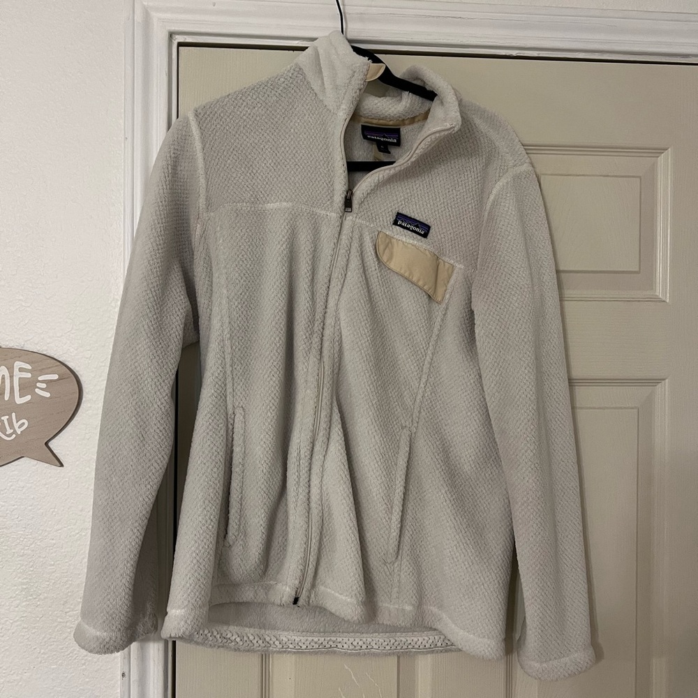 White Patagonia jacket